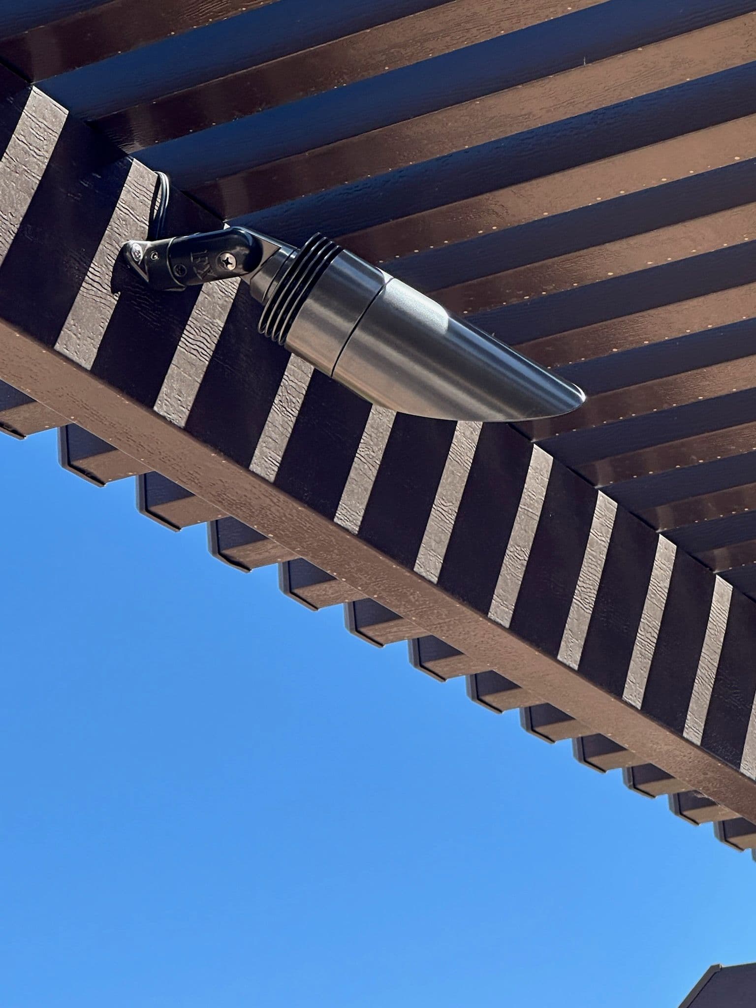 Illuminate Your Pergola with Modern Down Lights image