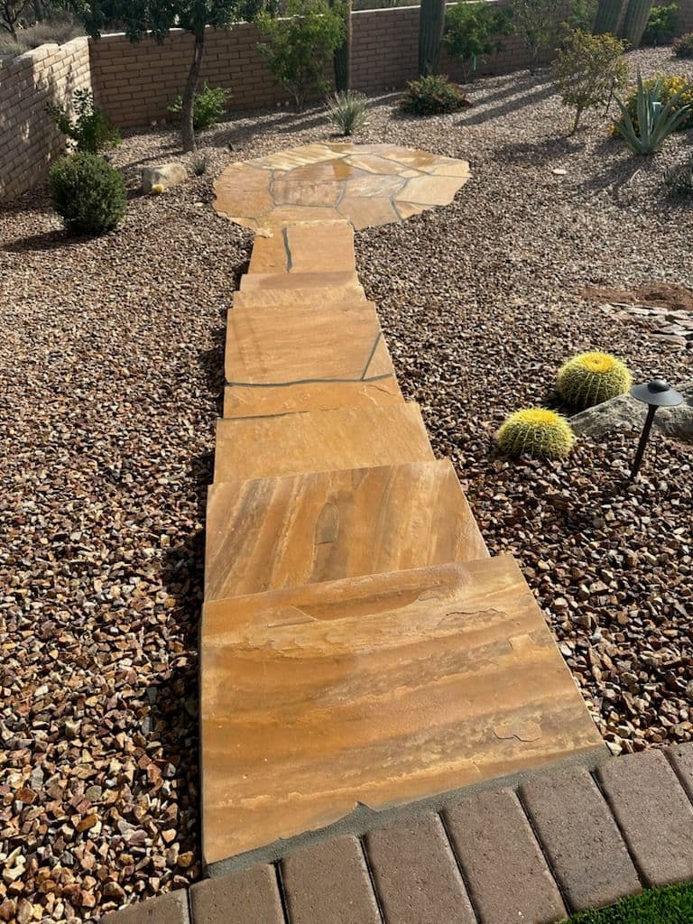 Project Stunning Desert Pathway Installation image