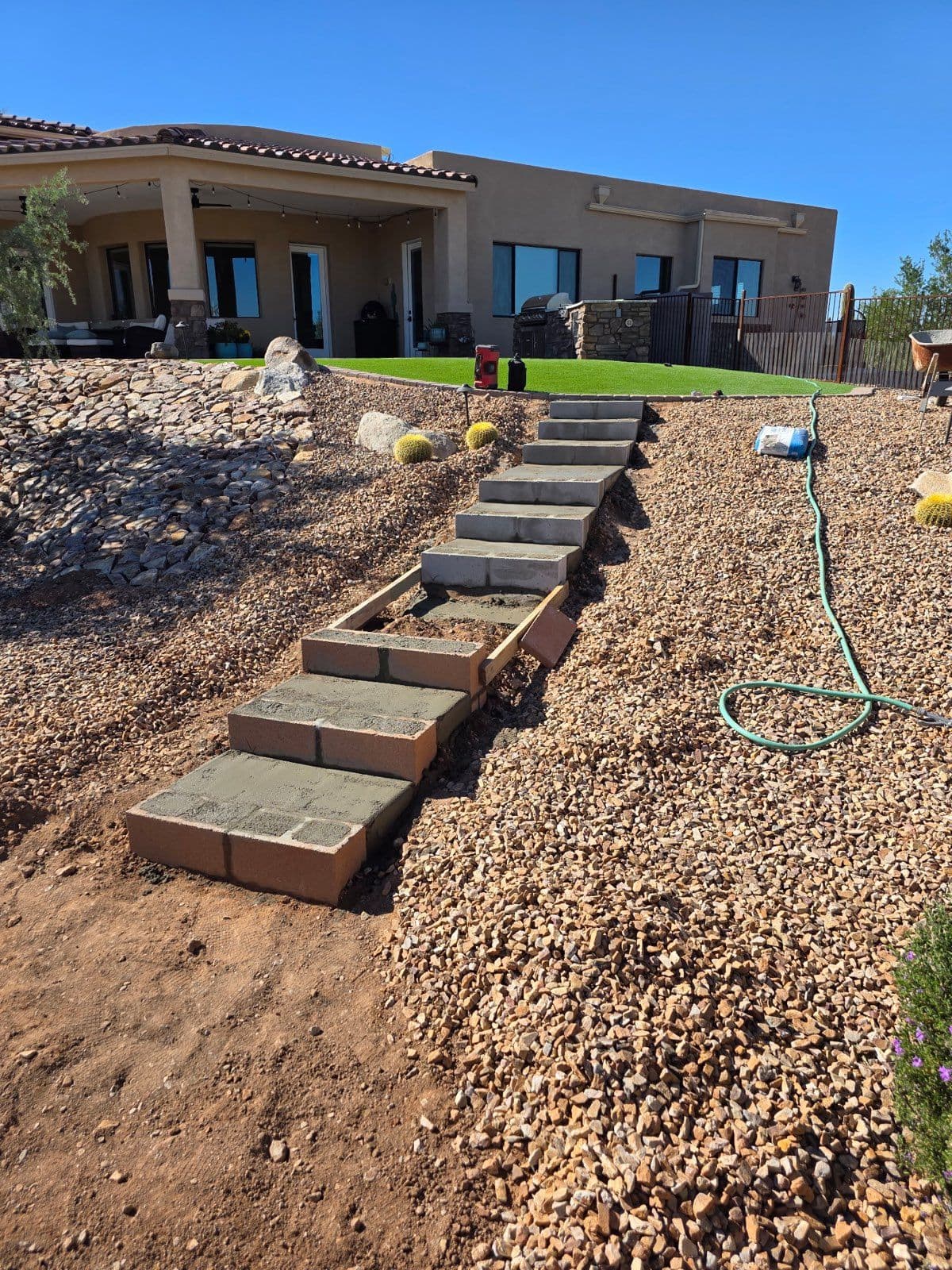 Gallery photos for Bringing New Life with Decorative Rock and Stone Steps: Image #1